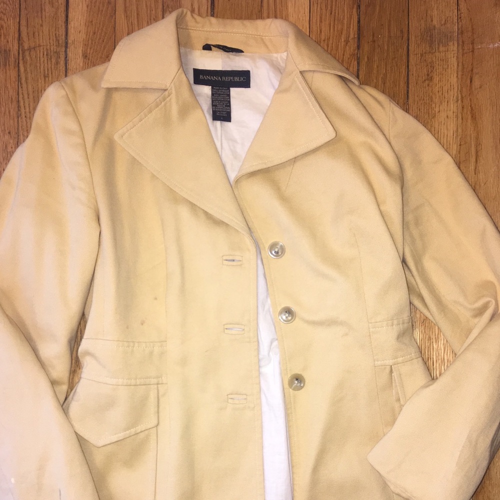 Banana republic tan coat